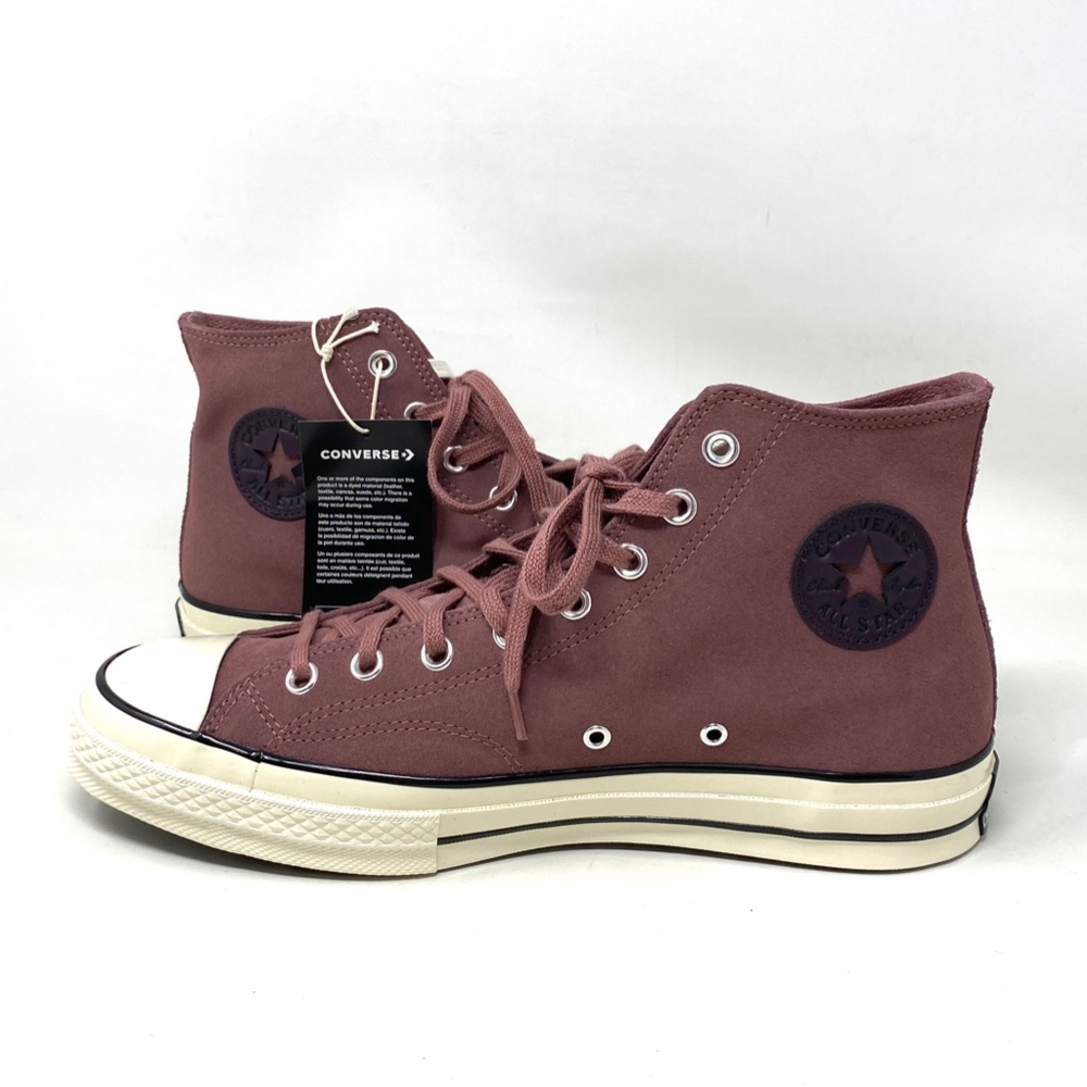 Converse Chuck 70 Shoes High Top Men’s Suede Saddle Black Sneakers Size A01456C - Picture 5 of 9
